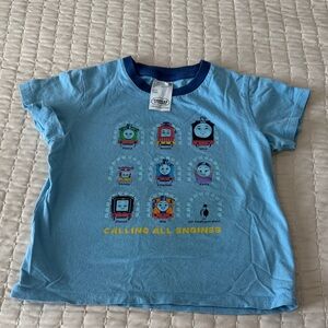 Thomas & Friends Light Blue Calling All Engines Tee